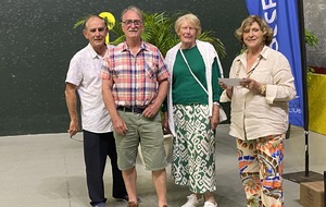 Mixte X 2 : 2ème Gisèle APPERT et Marcel ESTIENNE